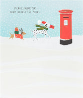 Snow Dogs Design Across the Miles Christmas Card